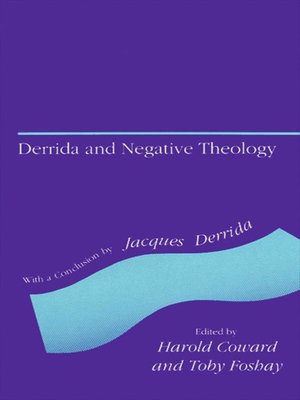 cover image of Derrida and Negative Theology